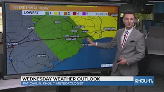 Houston forecast Tracking Wednesday weather