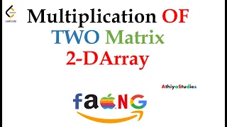 Matrix Multiplication Program Java Array