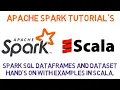 SQL functional programming and SQL session query session on Dataframes Dataset in Scala program