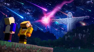 FIZ ESTRELAS CADENTES DE VERDADE NO MINECRAFT SURVIVAL! - Creative Squad 5