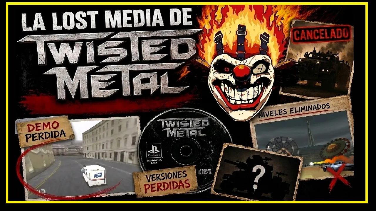 La EXTRAÑA LOST MEDIA de Twisted Metal.