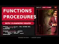 FUNCTIONS PROCEDURES - Olvl IGCSE P2 PART 2