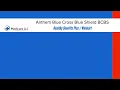 Anthem Blue Cross Blue Shield BCBS Walmart healthybenefitsplus Catalog