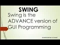 Introduction of Swing in java in hindi Advance java LearningStrome Academy
