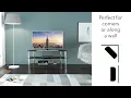 Glass Shelves TV Stand for TVs up to 37 - Target USA