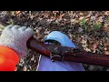 Unloading a flintlock at dusk
