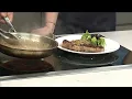 Delicious steak and mushroom dish