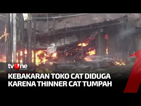 Toko Cat di Pondok Labu Terbakar, Belasan Damkar Dikerahkan ke Lokasi