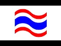 Python Turtle Graphic and Code Thai Flag