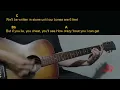 Julia Cole - Love You To Death Easy Guitar Chord & Lyrics (cover)