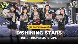 happydrumtime 13 dshining stars rose u0026 bruno mars apt live recording session