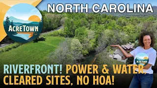 North Carolina Riverfront Land for Sale Power Water No Zoning Deed Restrictions or HOA
