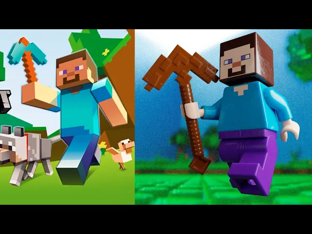 LEGO MINECRAFT GAMEPLAY (Stop-Motion)
