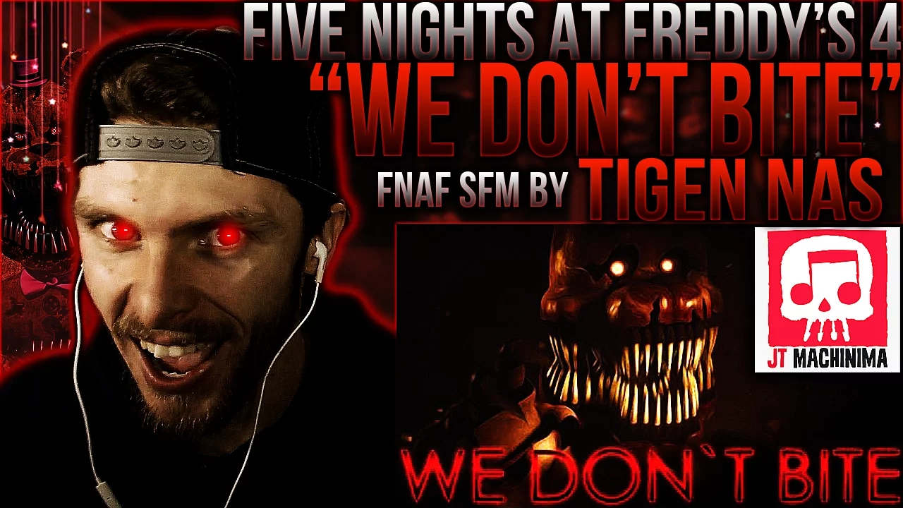 Vapor Reacts #265 | [FNAF SFM] 4 SONG ANIMATION "We Don't Bite" by Tigen Nas/JT Machinima REACTION!!