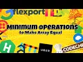 Minimum Operations to Make Array Equal Leetcode python Explanation and Solution