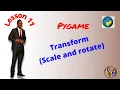 Pygame surface Transform