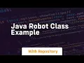 java robot class example