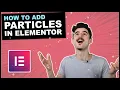 Create Interactive Background in Elementor Particles JS in Wordpress