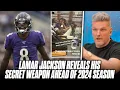 Lamar Jackson Reveals New Secret Weapon Massive Lipper In Team Meeting Pat McAfee Reacts