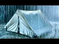 Download Lagu Deep Sleep Instantly On Rainy Night | Heavy Rainfall On Tent \u0026 Loud Thunder Sounds | Nature Sounds