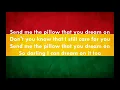 Cynthia Schloss - Send Me the Pillow (lyrics)