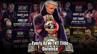 darby allin every aew tnt title defense