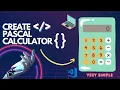 How to create Very Simple Pascal code for Calculator in 1 min
