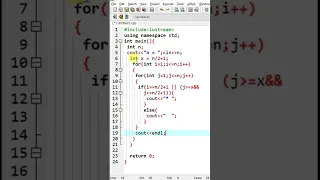 C pattern code Pattern Programs Tutorial Part 8 - Character patterns