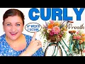 Deco Mesh Wreath Hack Using Leftover Materials