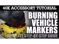 Download Lagu How To Make BURNING VEHICLE MARKERS! - Smoke Effects 40K Accessory Tutorial: HD