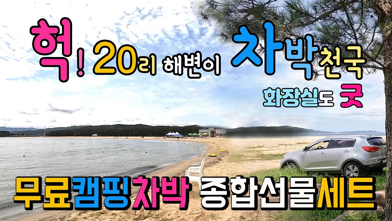 영덕 고래불해수욕장 동해안 20리 해변이 차박천국 무료캠핑 종합선물세트, 송림캠핑장, 산책, 낚시, 해변 차박 여행지를 소개합니다. #해변차박 #해변캠핑 #차박 #캠핑 #차박여행 サムネイル