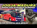 Lagu LINE PERDANA JOGJA - MADURA 🔥 Bus Mewah Executive Hadir Di Rute Ini ❗️| trip Gunung Harta AB 7612 AK