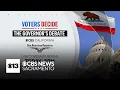 California governor s debate hosted by CBS News California and the San Francisco Examiner