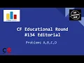 Educational Codeforces Round Editorial - Problems A B C D