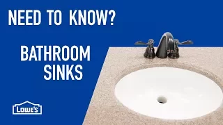 Need to Know Bathroom Sinks