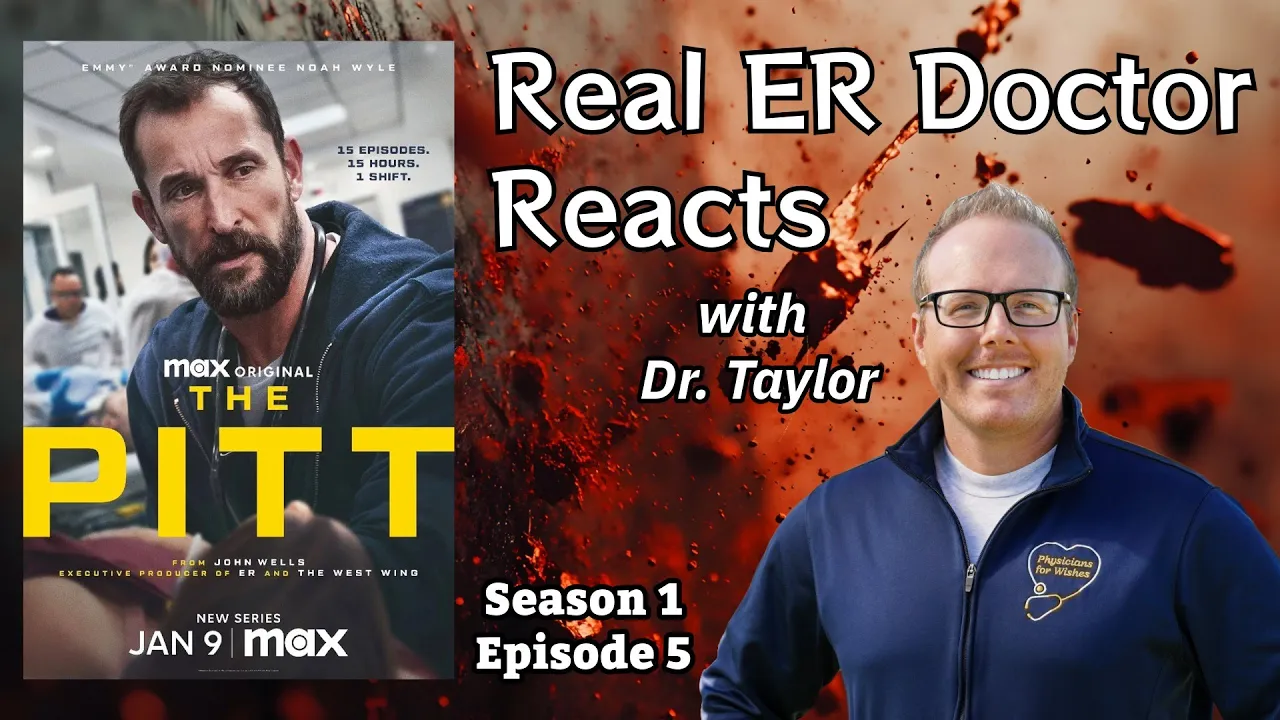 ER Doctor REACTS to THE PITT S1:E5 | Medical Drama Review | Dr. Taylor #education #emergency
