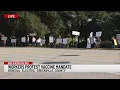 General Electric workers walk out protest vaccine mandate in Greenville Co