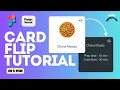 Create card flip animation in Figma