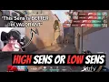 TenZ on CSGO vs Valorant High sens and Low Sens Difference