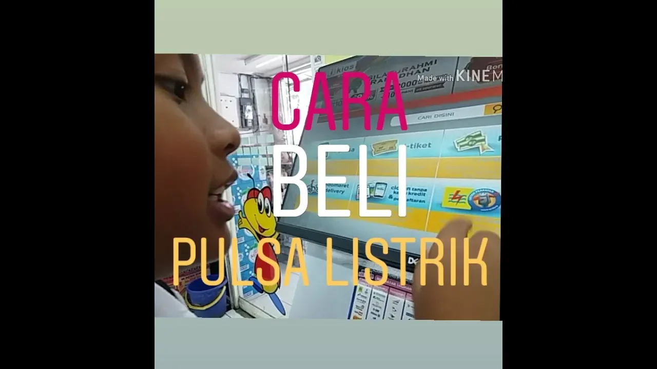 Cara membeli Token Listrik di Indomaret