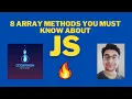 8 Array Methods in JS You Must Know About CodeRash with Gaurav