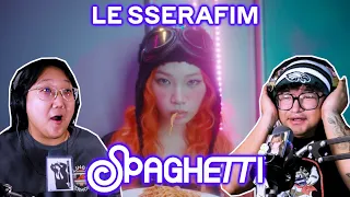 le sserafim spaghetti feat j hope of bts is so fun mv reaction 