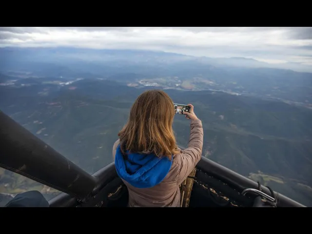 Volando sobre tierra de volcanes