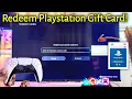 How to Redeem PlayStation Gift Card on PS5