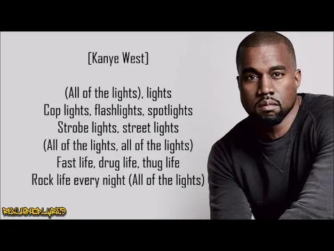 Download MP3 Kanye West - All of the Lights ft. Rihanna, Elly Jackson, Kid Cudi & Fergie (Lyrics)