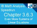 Chapter 3 6 3 Even More Systems of Linear Equations CodingBytes IB Math Analysis Speedrun