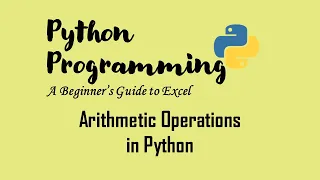 Arithmetic Operations in Python Programming