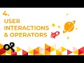 USER INTERACTION OPERATORS IN JAVASCRIPT 4th