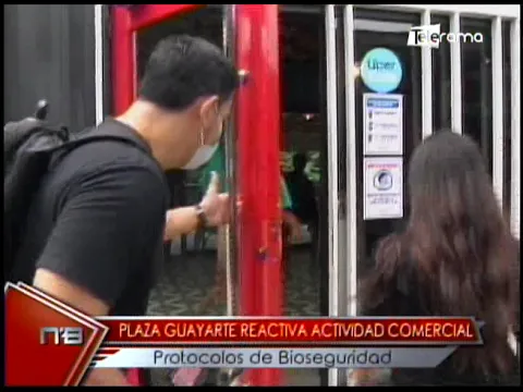 Plaza Guayarte reactiva actividad comercial protocolos de bioseguridad