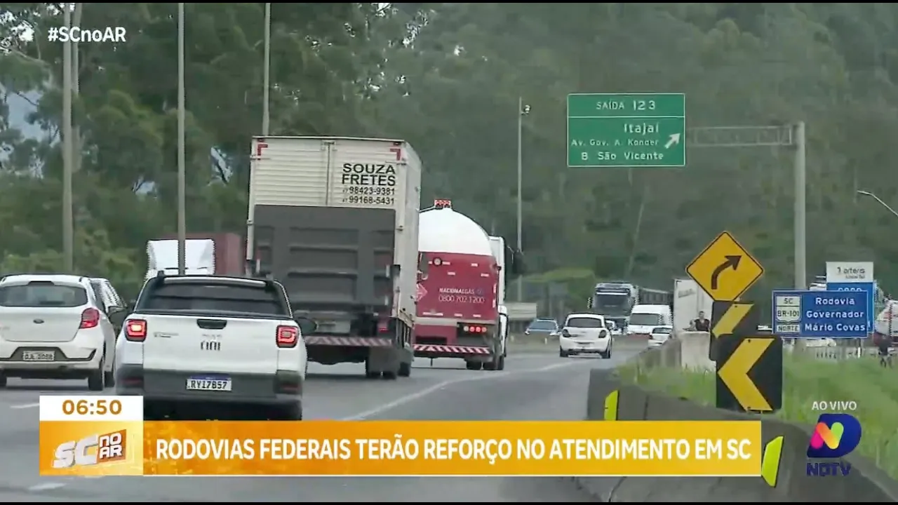 Arteris Litoral Sul prepara operação especial para o Natal nas rodovias federais de Santa Catarina